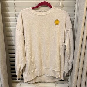 aerie distressed sweatshirt